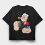 Popeye 16, Tricou Oversize Barbati (Unisex)