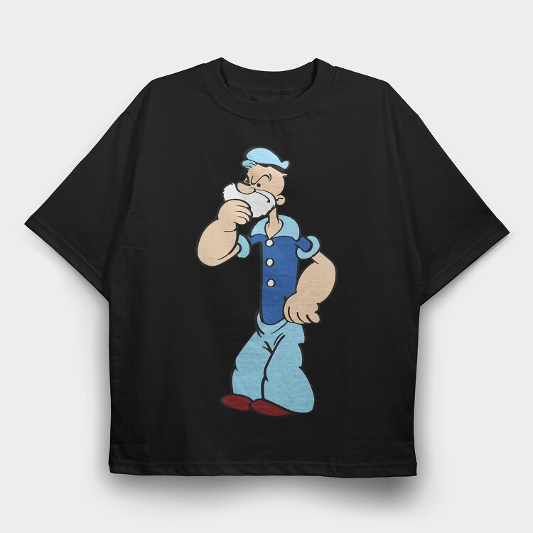 Popeye 17, Tricou Oversize Barbati (Unisex)