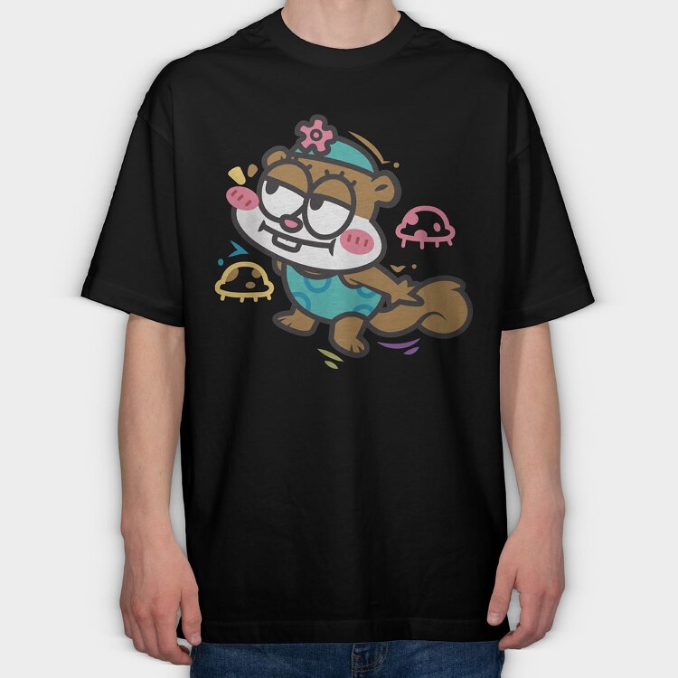 SpongeBob 24, Tricou Oversize Barbati (Unisex)