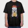 Cartoon Retro Droopy 1, Tricou Oversize Barbati (Unisex)