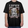 Lucky 2, Tricou Oversize Barbati (Unisex)