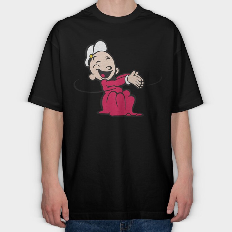 Popeye 19, Tricou Oversize Barbati (Unisex)