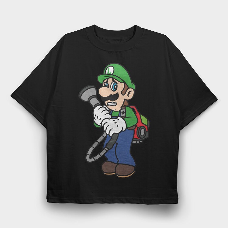 Luigi Fear, Tricou Oversize Barbati (Unisex)