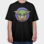 Baby Yoda 5, Tricou Oversize Barbati (Unisex)