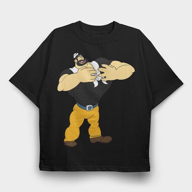 Popeye 24, Tricou Oversize Barbati (Unisex)