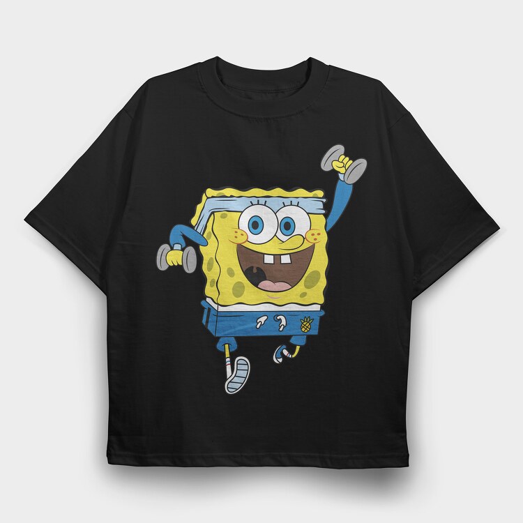 SpongeBob 5, Tricou Oversize Barbati (Unisex)