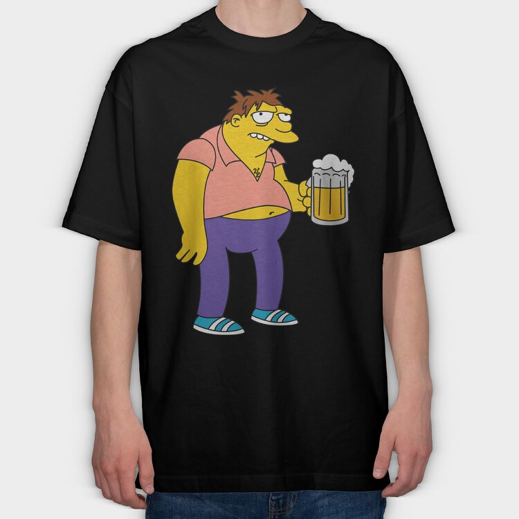 Barney Gumble, Tricou Oversize Barbati (Unisex)