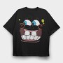 SpongeBob face 11, Tricou Oversize Barbati (Unisex)