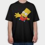 Bart Simpson 01, Tricou Oversize Barbati (Unisex)