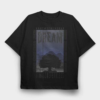 Dream 1, Tricou Oversize Barbati (Unisex)