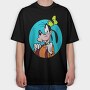 Cartoon Retro Goofy 6, Tricou Oversize Barbati (Unisex)
