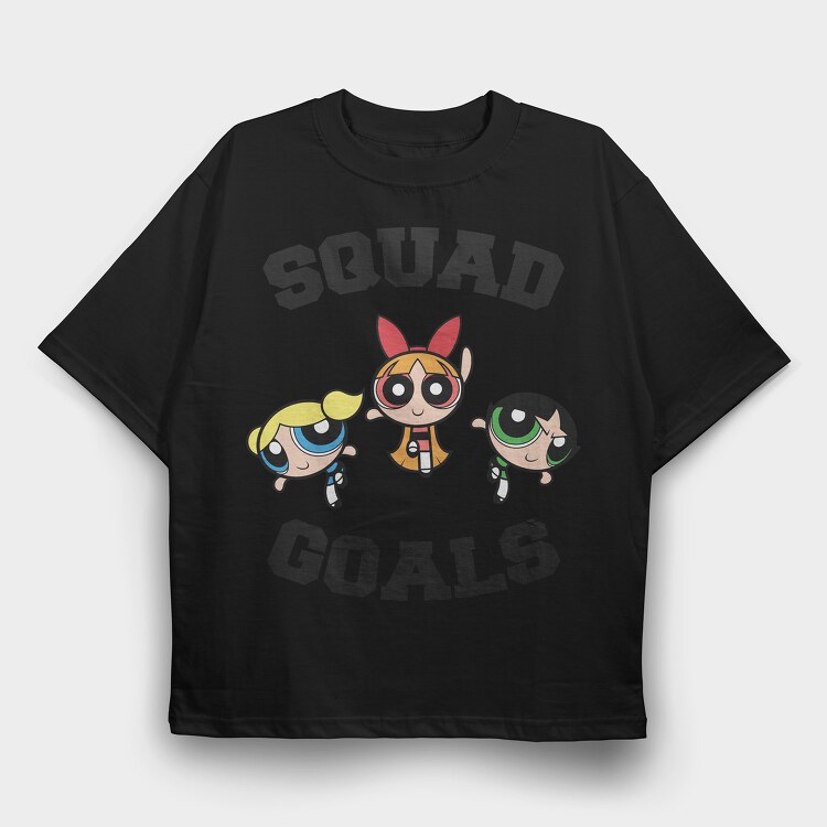 The Powerpuff Girls 9, Tricou Oversize Barbati (Unisex)