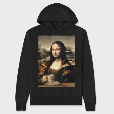 Monalisa Coffee, Hanorac Oversize Barbati (Unisex)