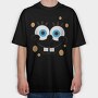 SpongeBob Faces 1, Tricou Oversize Barbati (Unisex)