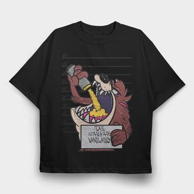 Prisoner Tasmanian Devil, Tricou Oversize Barbati (Unisex)