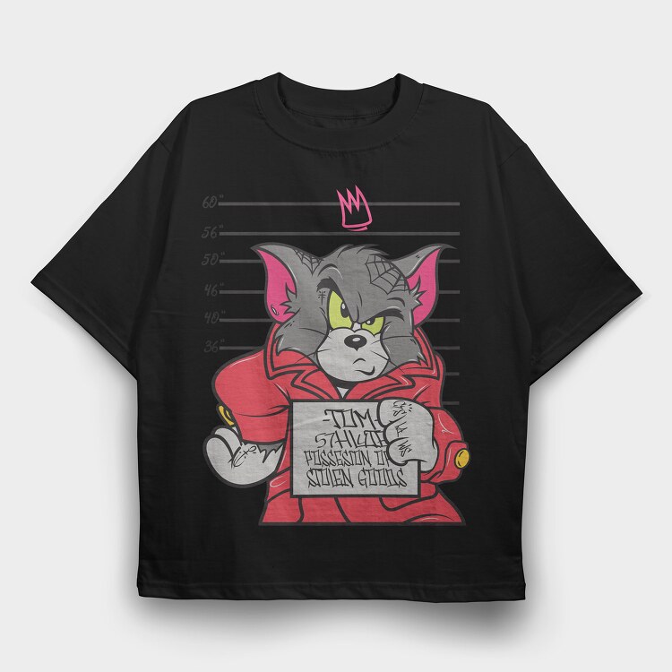 Prisoner Tom, Tricou Oversize Barbati (Unisex)