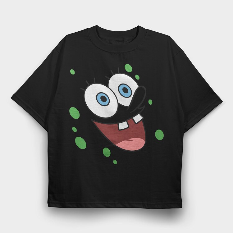 SpongeBob Faces 17, Tricou Oversize Barbati (Unisex)