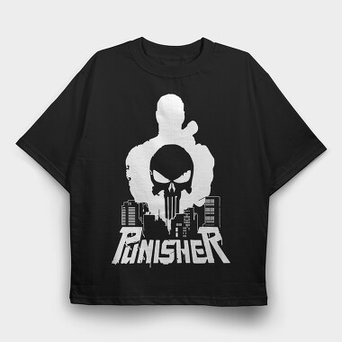 The Punisher 5, Tricou Oversize Barbati (Unisex)