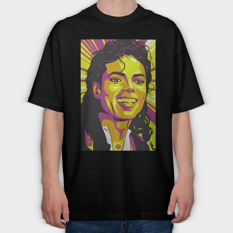 Michael Jackson, Tricou Oversize Barbati (Unisex)