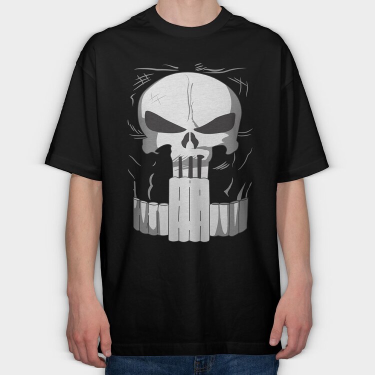The Punisher 6, Tricou Oversize Barbati (Unisex)