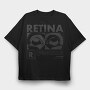Retina 1, Tricou Oversize Barbati (Unisex)