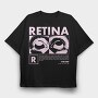 Retina 2, Tricou Oversize Barbati (Unisex)