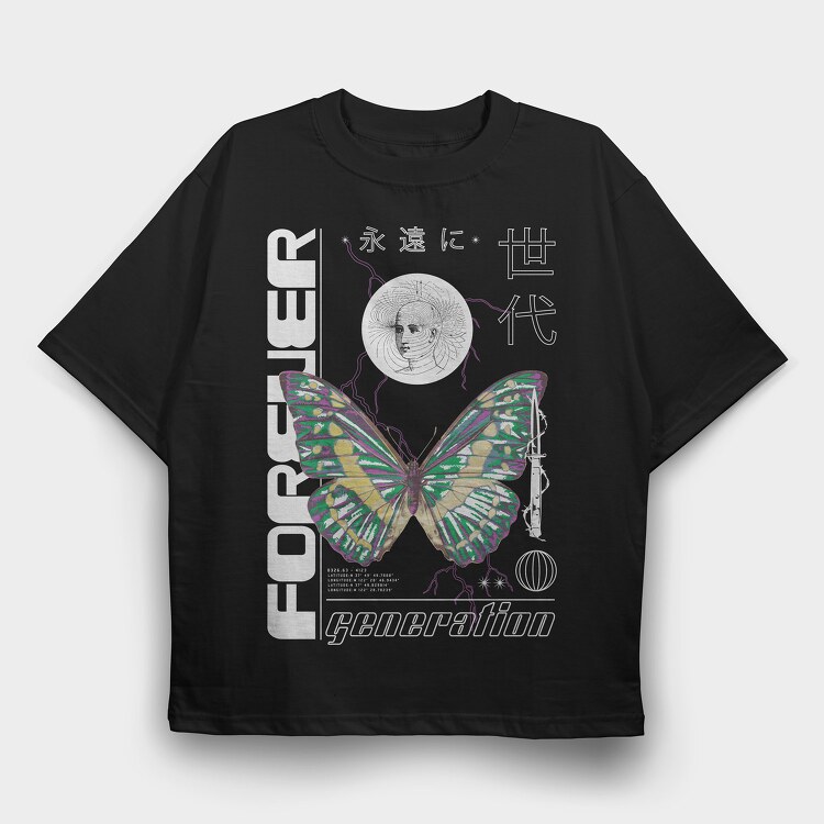 Forever 2 2, Tricou Oversize Barbati (Unisex)