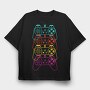 Retro Controller, Tricou Oversize Barbati (Unisex)