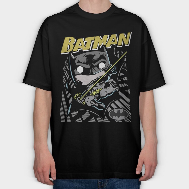 Batman Comics, Tricou Oversize Barbati (Unisex)