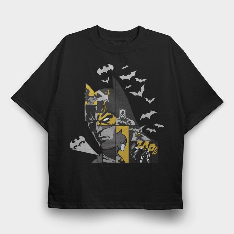 Batman Design, Tricou Oversize Barbati (Unisex)