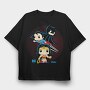 Batman Superman Wonder Woman Comics, Tricou Oversize Barbati (Unisex)