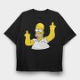 The Simpsons 17, Tricou Oversize Barbati (Unisex)