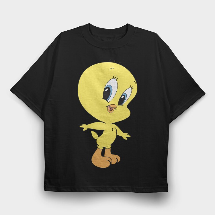 Cartoon Retro Looney Tunes Tiny 2, Tricou Oversize Barbati (Unisex)