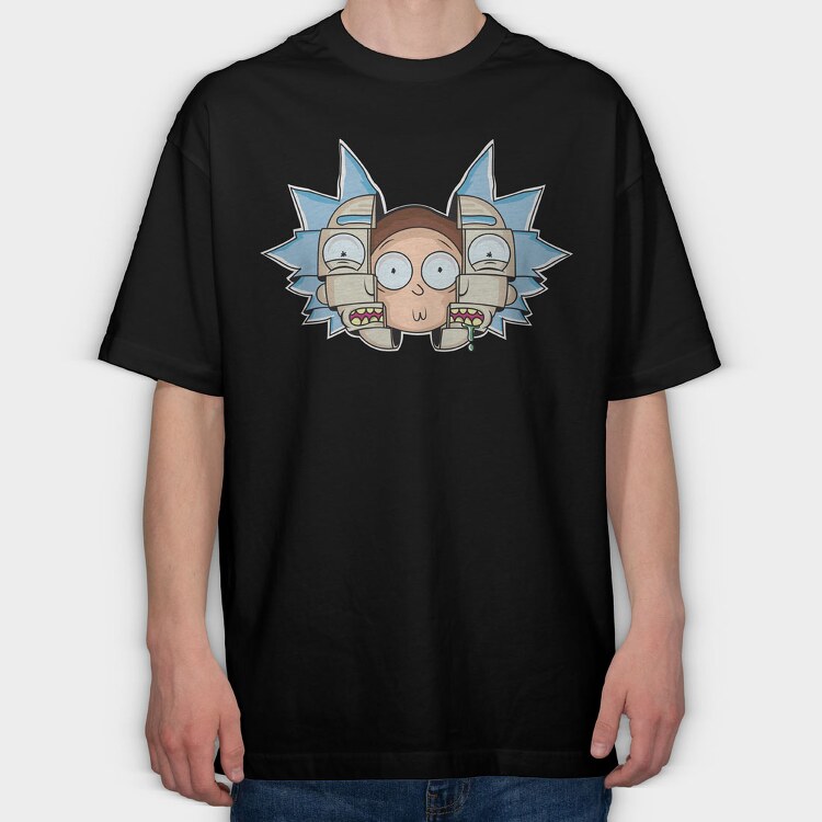 Rick and Morty 10, Tricou Oversize Barbati (Unisex)