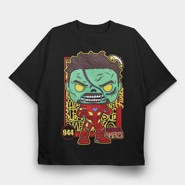 Funko Marvel Zombies 6, Tricou Oversize Barbati (Unisex)