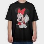 Cartoon Retro Minnie 6, Tricou Oversize Barbati (Unisex)