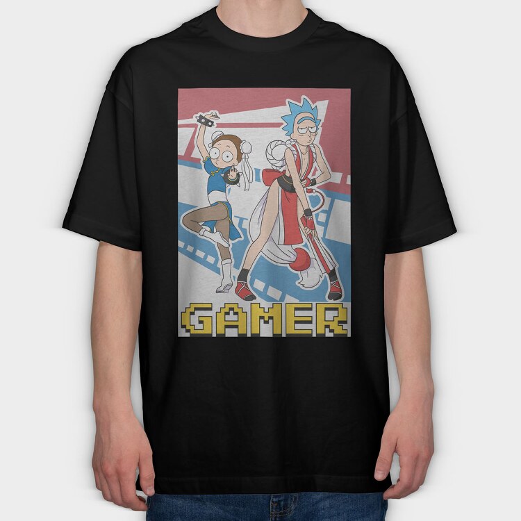 Rick and Morty 29, Tricou Oversize Barbati (Unisex)