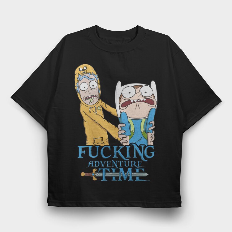 Rick and Morty 30, Tricou Oversize Barbati (Unisex)