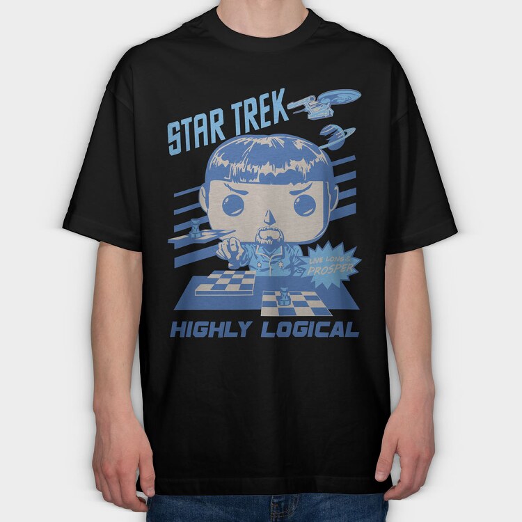 Funko star trek, Tricou Oversize Barbati (Unisex)