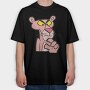 Cartoon Retro Pink Panter 6, Tricou Oversize Barbati (Unisex)
