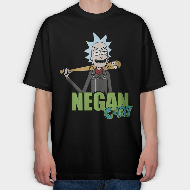 Rick and Morty 36, Tricou Oversize Barbati (Unisex)