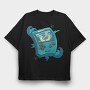 Gameboy Pokemon 3, Tricou Oversize Barbati (Unisex)