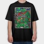 Mutant Teenage Ninja Turtles, Tricou Oversize Barbati (Unisex)