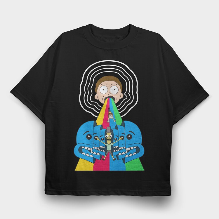 Rick and Morty 41, Tricou Oversize Barbati (Unisex)