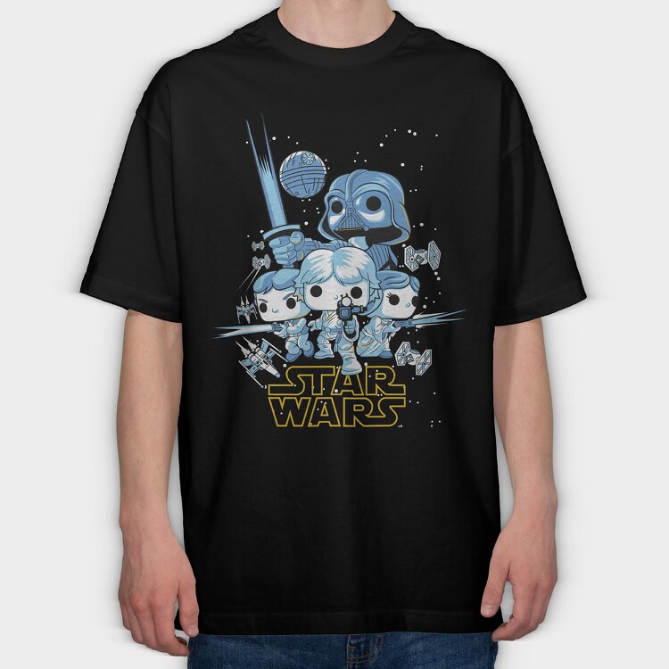 Star Wars 9, Tricou Oversize Barbati (Unisex)