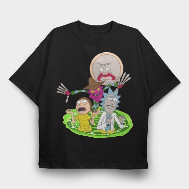 Rick and Morty 47, Tricou Oversize Barbati (Unisex)