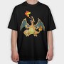 Cartoon Retro Pokemon 6, Tricou Oversize Barbati (Unisex)