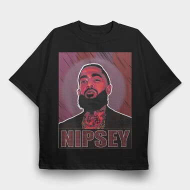 Nipsey Hussle 3, Tricou Oversize Barbati (Unisex)