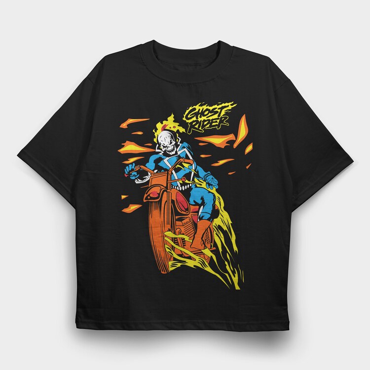 Ghost Rider 6, Tricou Oversize Barbati (Unisex)