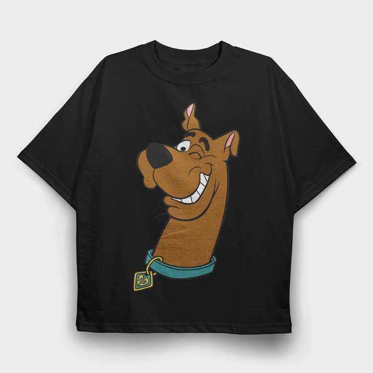 Cartoon Retro Scooby Doo 6, Tricou Oversize Barbati (Unisex)